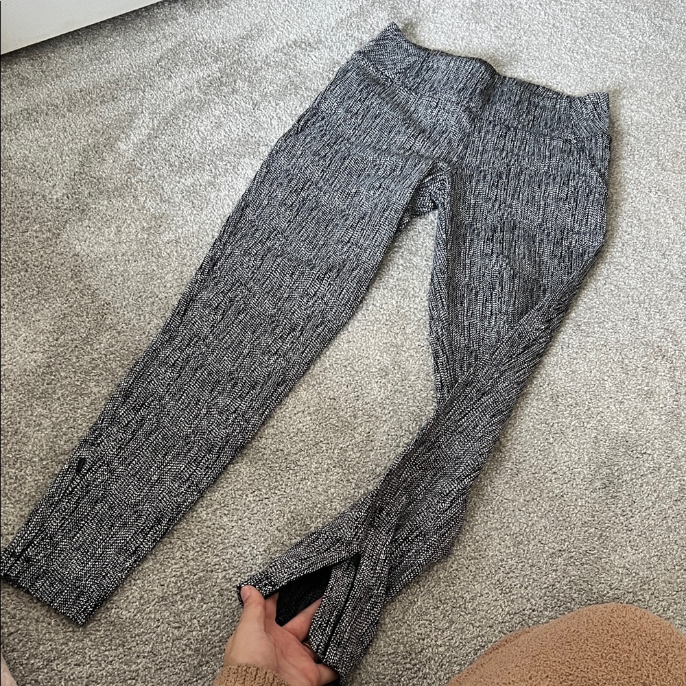 Athleta Black and Gray Leggings